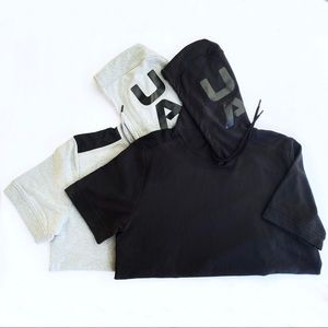 (2) Under Armour Short Sleeve Hoodie Threadborne